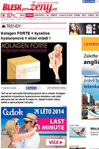 BLESK-Kolagen FORTE kyselina hyaluronov&aacute;-elix&iacute;r ml&aacute;d&iacute;