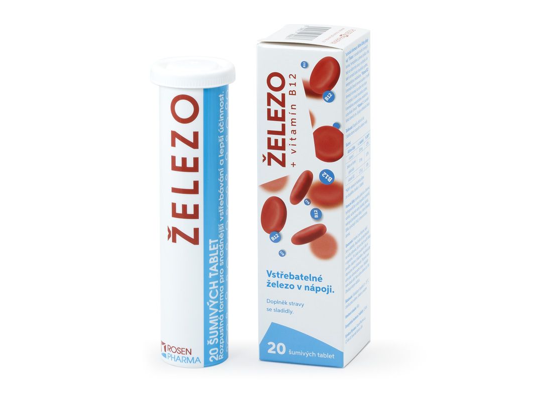 Železo - šumivé tablety