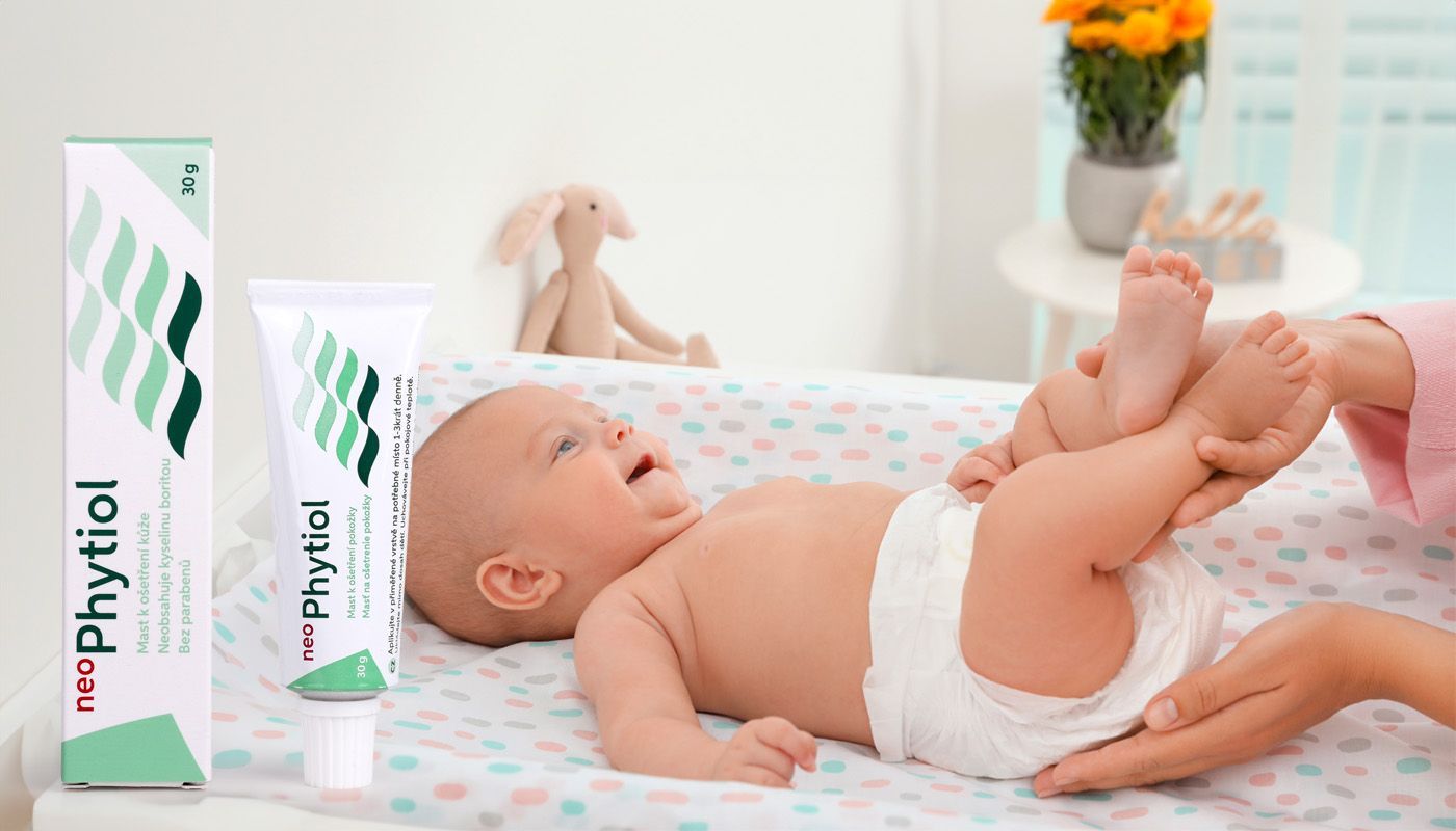 NeoPhytiol pomáhá při plenkových opruzeninách