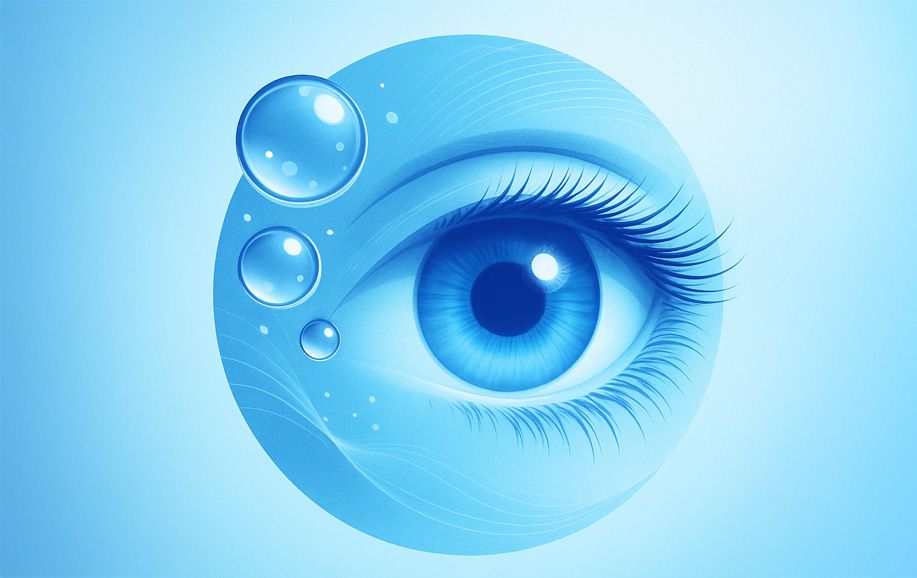 Oči – úleva při suchosti, ochrana rohovky
