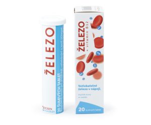 Železo - šumivé tablety