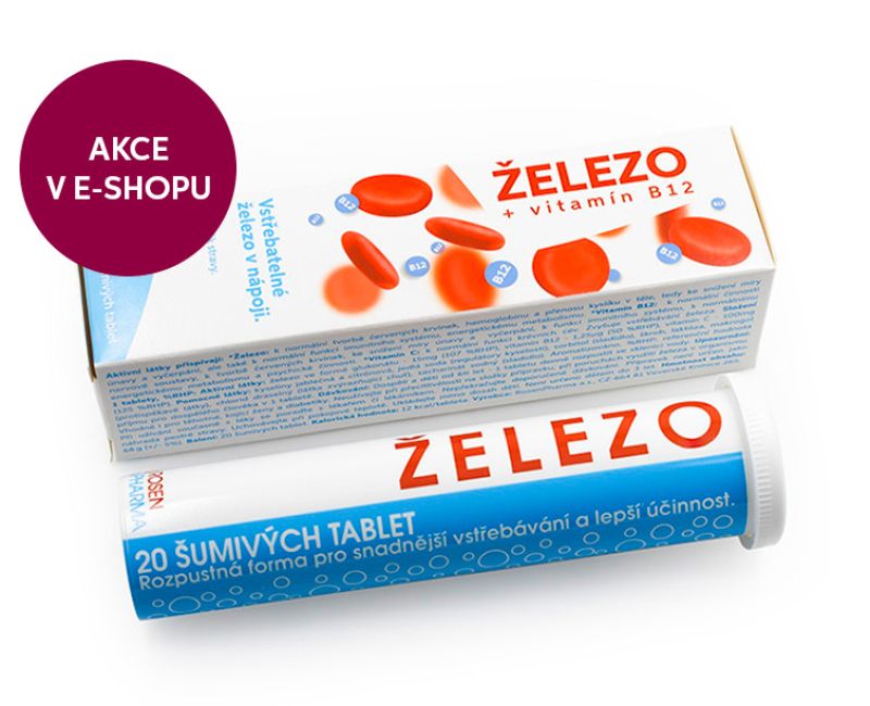 Železo - šumivé tablety