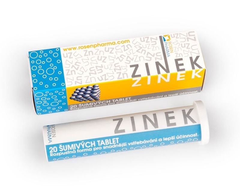 Zinc - effervescent tablets
