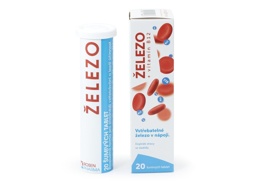 Železo - šumivé tablety