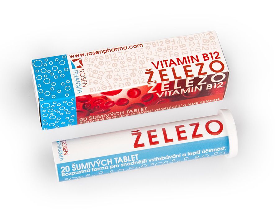 Železo - šumivé tablety