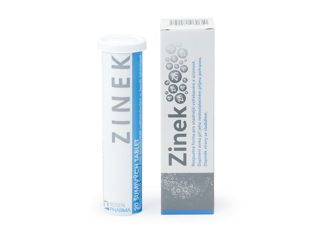 Zinek - šumivé tablety